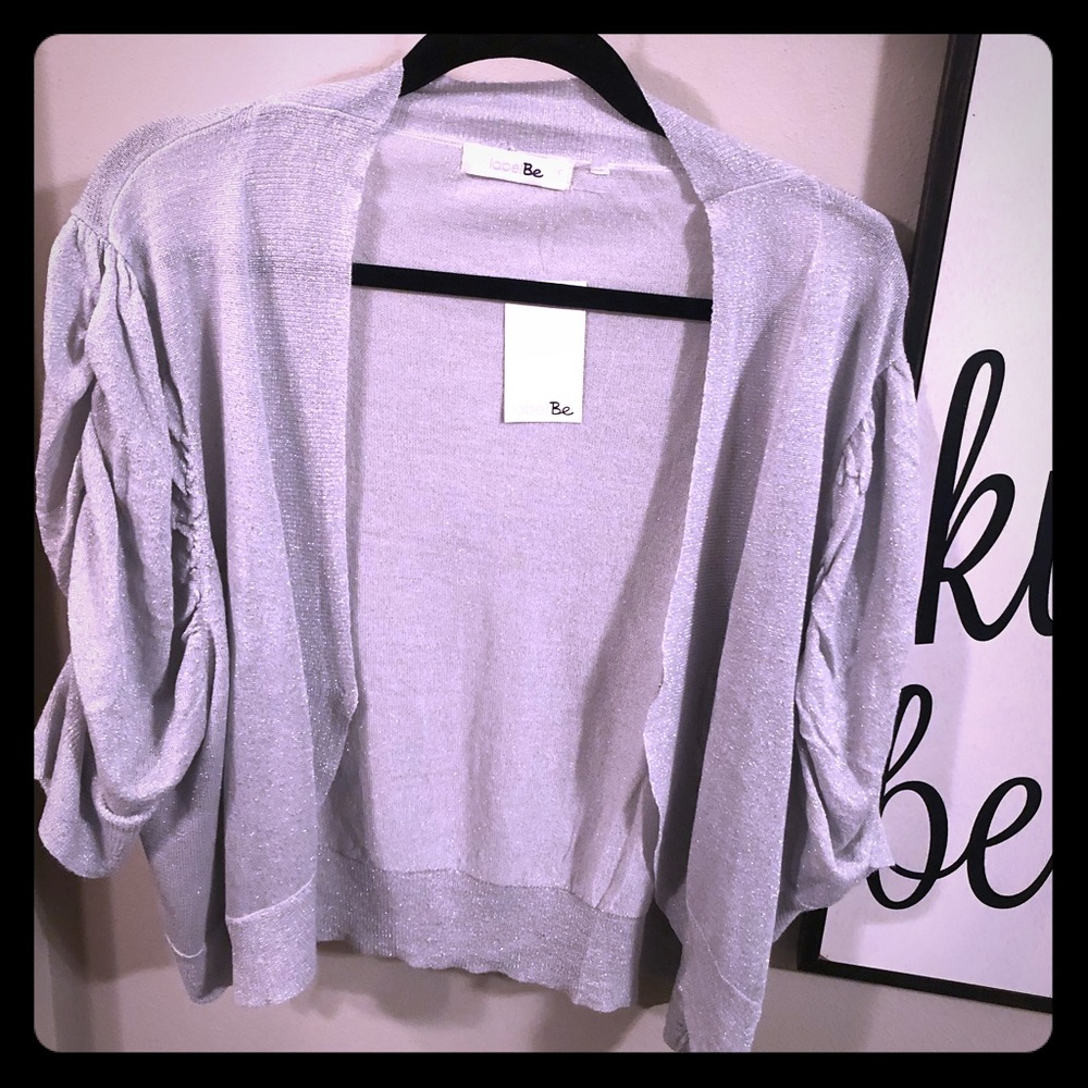 Silver shrug, plus size